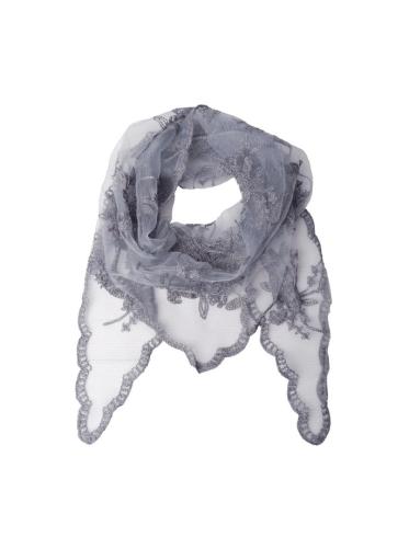 (w) Scarf Black Colour BCMIRIANA grey blue