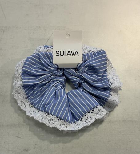 (w) Scrunchie Sui Ava Lace blueberry