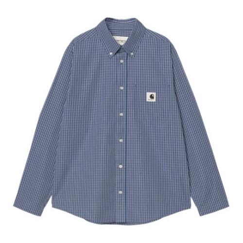 (w) Shirt Carhartt WIP Groff check blue