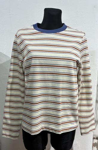 (w) Longsleeve stripe beige