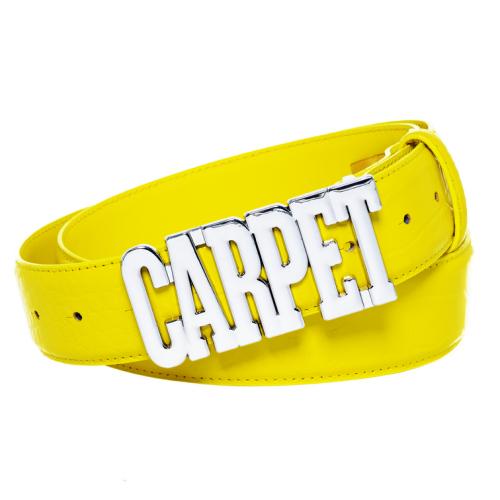 G�rtel Carpet Company Crocskin Belt yellow