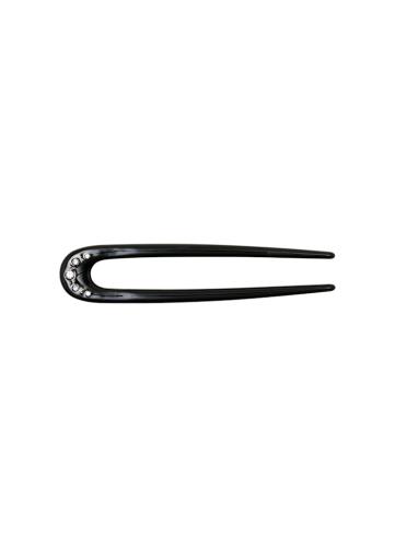 (w) Hairpin Pico Sunny Crystal black