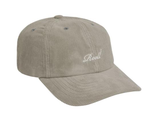 Cap Reell Single Script light grey cord