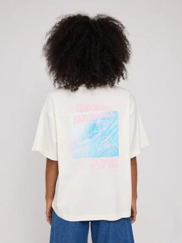 (w) T-Shirt Mazine Wave off white