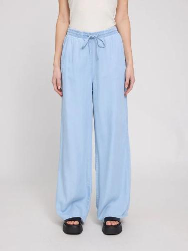 (w) Pant Mazine Drawstring Tencel light blue wash