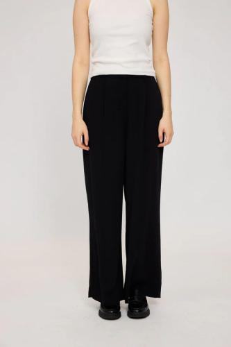 (w) Pant Mazine Pleated black