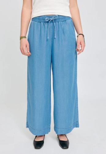 (w) Pant Mazine Wide Leg dark blue wash