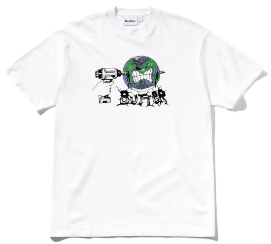 T-Shirt Butter Goods Drill white