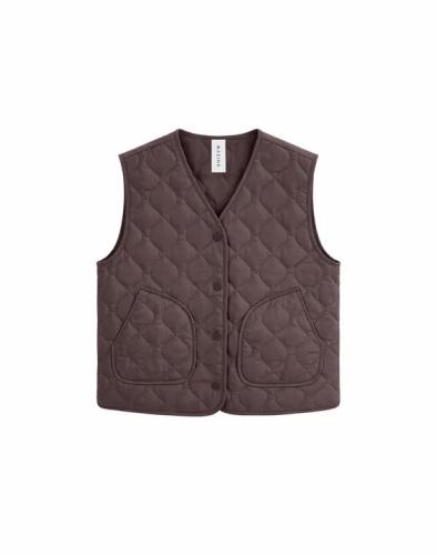 (w) Vest Mazine Basic Light Padded eggplant
