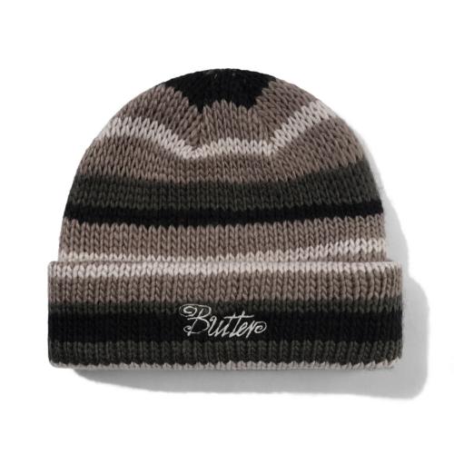 Beanie Butter Goods Ombre Stripe black