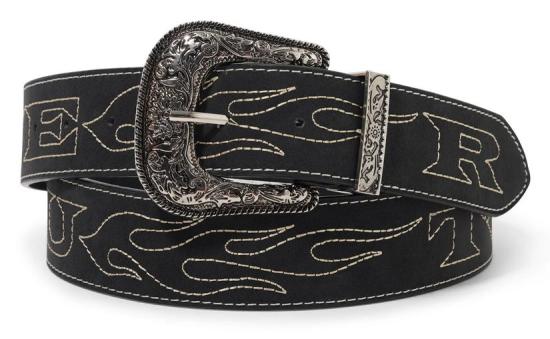 G�rtel Butter Goods Flame Stitch black