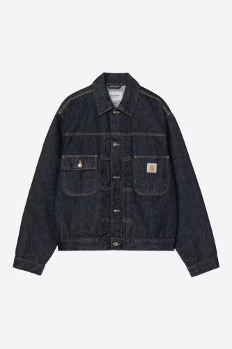 Jacke Carhartt WIP Belmar blue rinsed