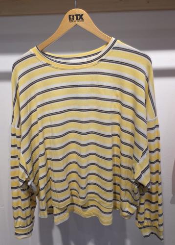 (w) Longsleeve stripe yellow