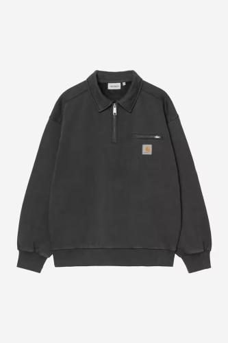Half-Zip Carhartt WIP Detroit black stone washed