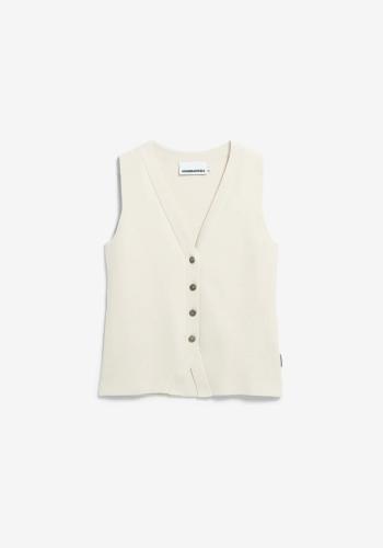 (w) Vest Armedangels Compact Buttoned oatmilk