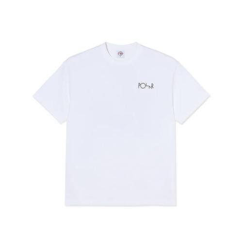 T-Shirt Polar Skate Co. Fill Logo M�rtas Roses white 
