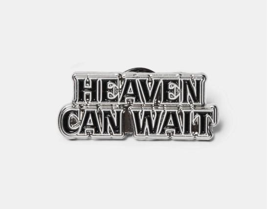 Pin HUF Heaven Can Wait silver