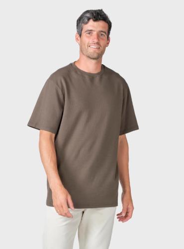T-Shirt Klitm�ller Mens Boxy Tee taupe
