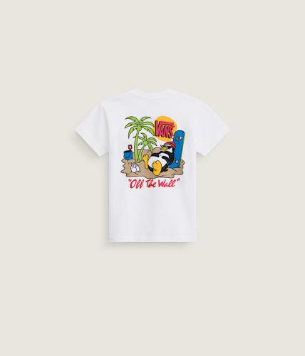 (y) T-Shirt Vans Yolo Penguin white