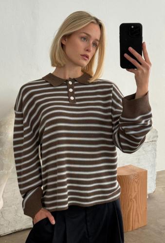 (w) Polo Boii brown/blue