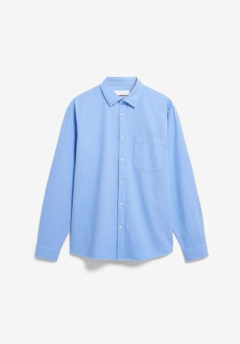 Hemd Armedangels GMT DYE Leinen wedgwood