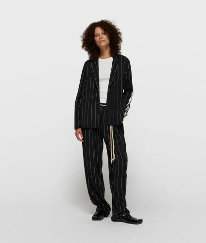 (w) Pant 10Days Flowy Pinstripe black