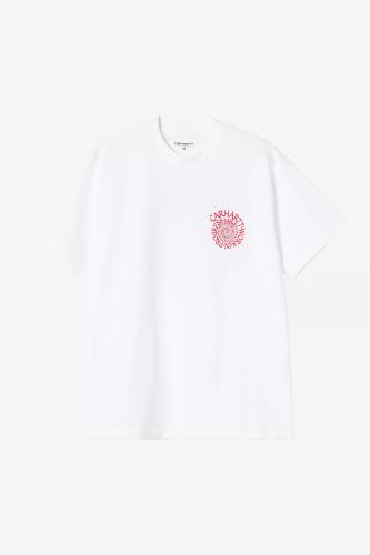 T-Shirt Carhartt WIP Spirals white