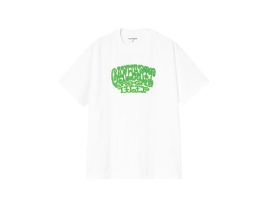 T-Shirt Carhartt WIP Tipsy Type white