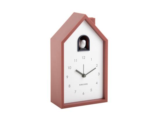 (w) Kuckucksuhr Alarm Modern red ochre