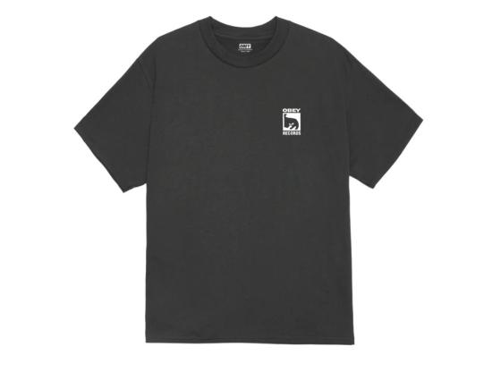T-Shirt OBEY Come Lose Your Hearing vintage black