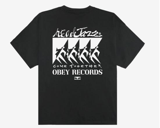 T-Shirt OBEY Come Together vintage black