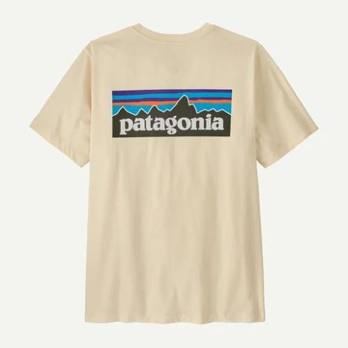 T-Shirt Patagonia P-6Logo undyed natural