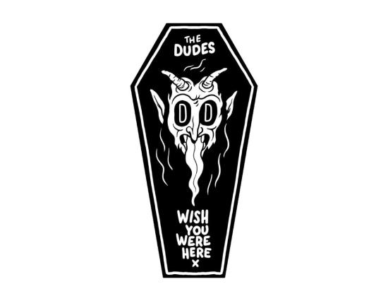 Handtuch The Dudes Coffin black