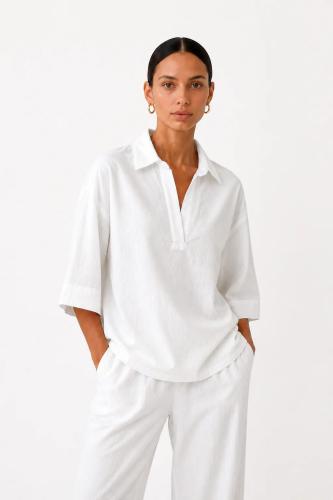 (w) Bluse Movesgood Mica white