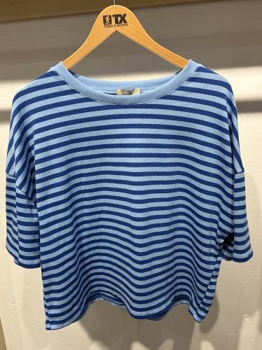 (w) Short Sleeve blue-royal