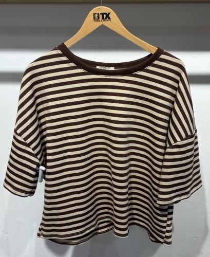 (w) Sweatshirt brown-beige