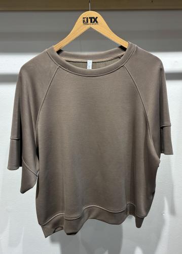 (w) T-Shirt Viskose 20520 taupe