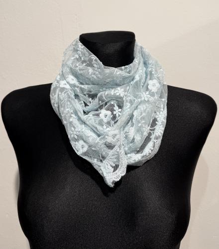 (w) Scarf Lace light blue