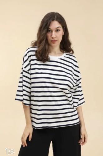 (w) T-Shirt 1686 stripe