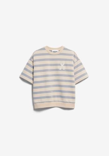 (w) Sweater Armedangels Bamikaa Stripe undyed seal grey