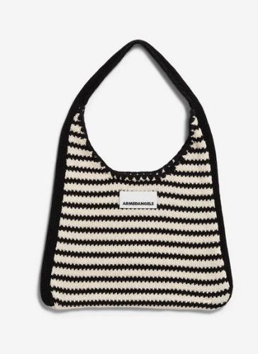 (w) Tote Bag Armedangels Knit undyed black