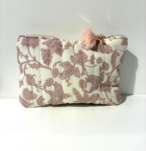 (w) Pouch dusty rose