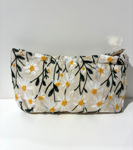 (w) Pouch Daisy creme