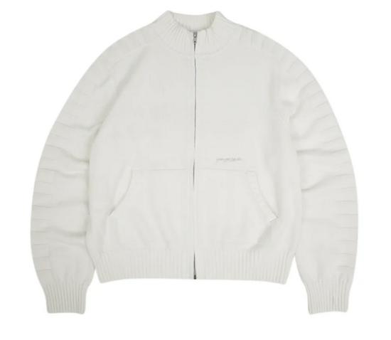 Zip-Sweater Yardsale Faldo Knitted cream