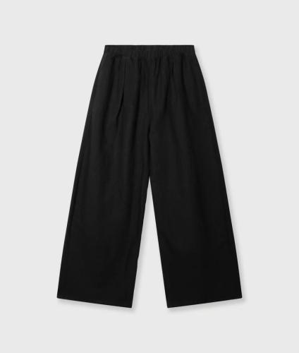 (w) Pant 10Days Flowy Linen black