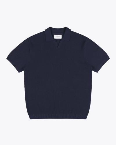 Knit Poloshirt Wemoto Navar navy blue