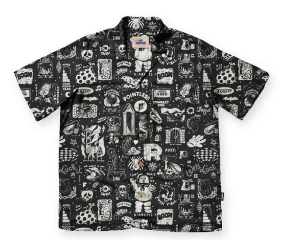 Hemd The Dudes Flash Pattern Hawaiian multicolor