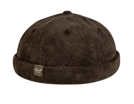 Cap Reell Docker dark brown cord