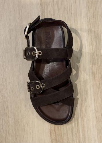 (w) Sandale Inuovo D51006 mogano