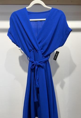 (w) Kleid Marilyn Uni midi royalblau